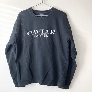 Caviar Cartel • Graphic Sweatshirt in Black
